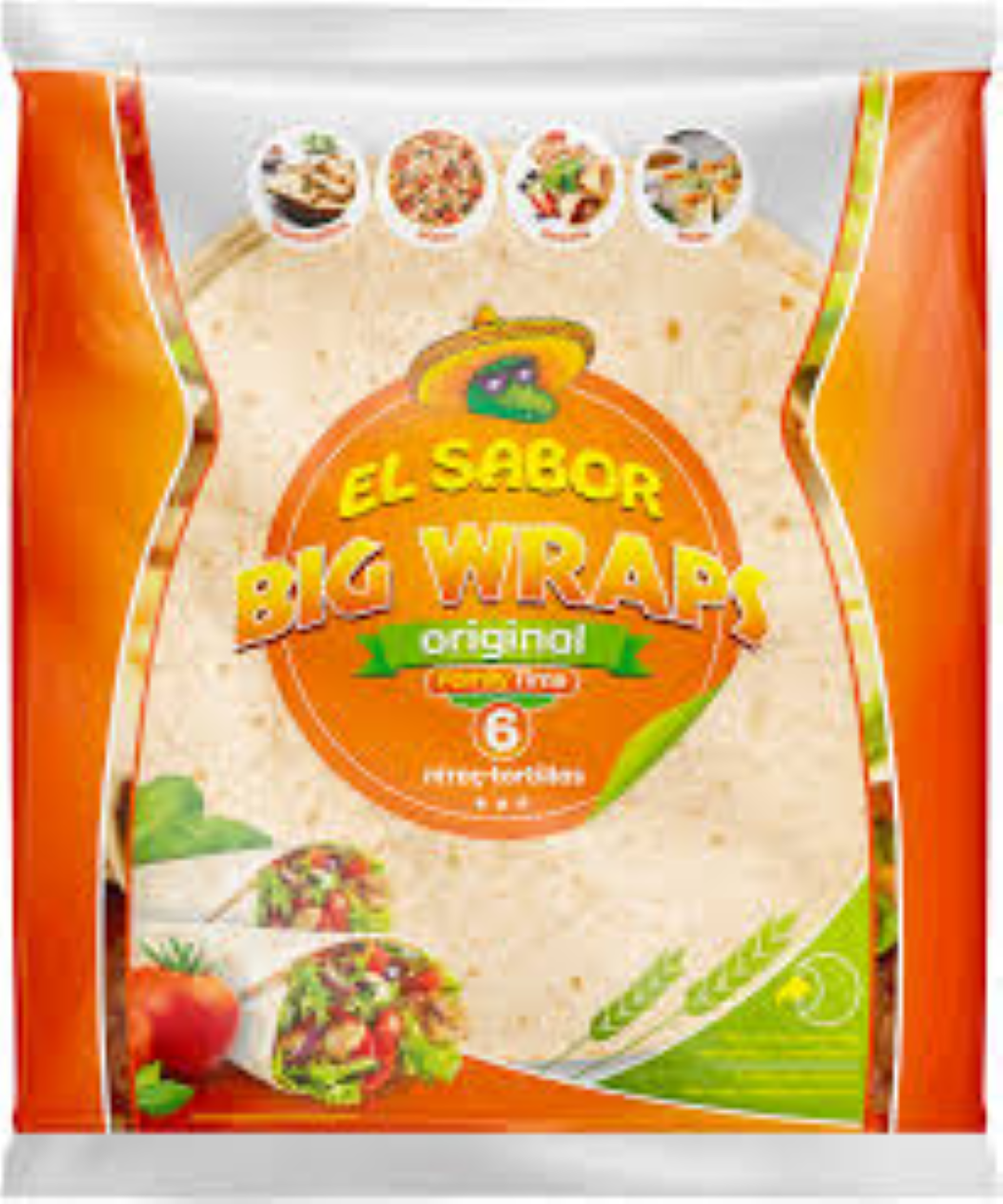 EL SABOR ORIGINAL BIG WRAPS 25CM